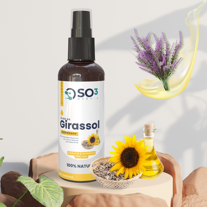 Hidrata e Refresca Pós Sol 120ml - ÓLEO de GIRASSOL - Linha Corporal Ozonvita©