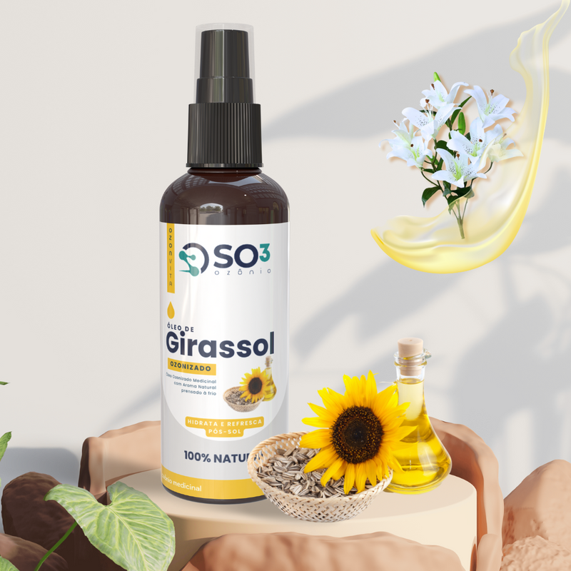 Hidrata e Refresca Pós Sol 120ml - ÓLEO de GIRASSOL - Linha Corporal Ozonvita©