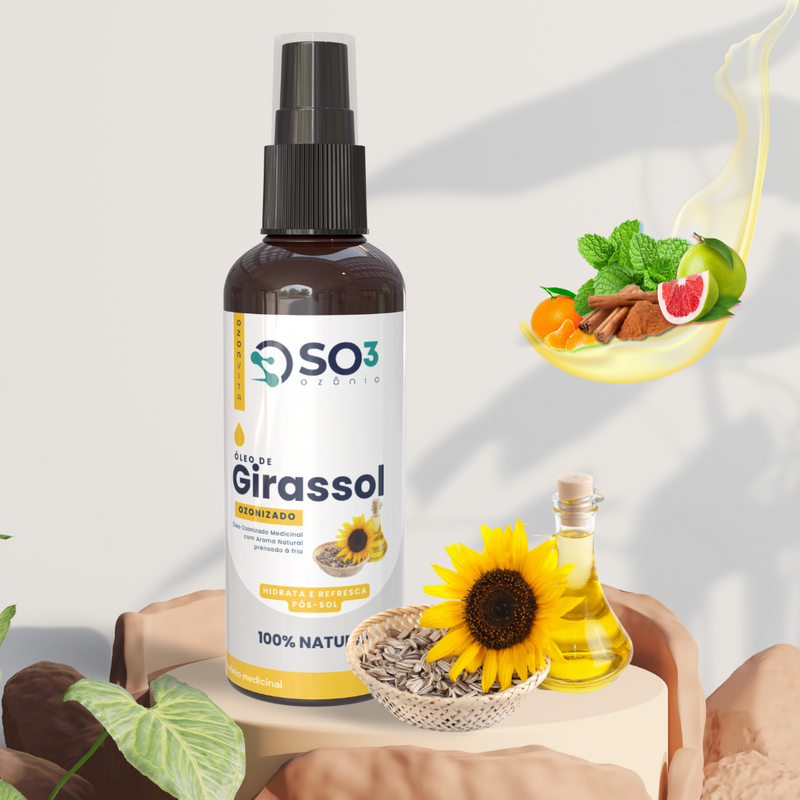 Hidrata e Refresca Pós Sol 120ml - ÓLEO de GIRASSOL - Linha Corporal Ozonvita©