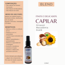 BLEND CAPILAR - para Cabelos 'FINOS e DELICADOS' (óleo de Girassol ozonizado, óleo de Macadâmia e Avelã) - 120ML