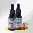 KIT 2 ÓLEO de ROSA MOSQUETA Ozonizado - Hidratação e Restauração Intensiva da Pele 30ml - Linha Corporal Ozonvita©