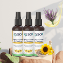 Kit 3 Reparador 120ml - ÓLEO de GIRASSOL Ozonizado - Linha Saúde e Bem-estar Ozonvita©