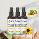 Kit 3 Reparador 120ml - ÓLEO de GIRASSOL Ozonizado - Linha Saúde e Bem-estar Ozonvita©