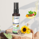 Melhora a Circulação e Restaura a Pele 250ml - ÓLEO de GIRASSOL Ozonizado - Linha Saúde e Bem-estar Ozonvita©