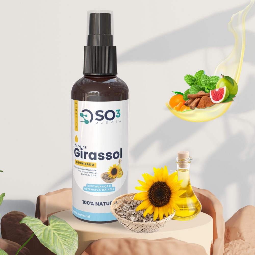 Restauração Intensiva da Pele Pet 120ml - ÓLEO de GIRASSOL - Linha Ozo